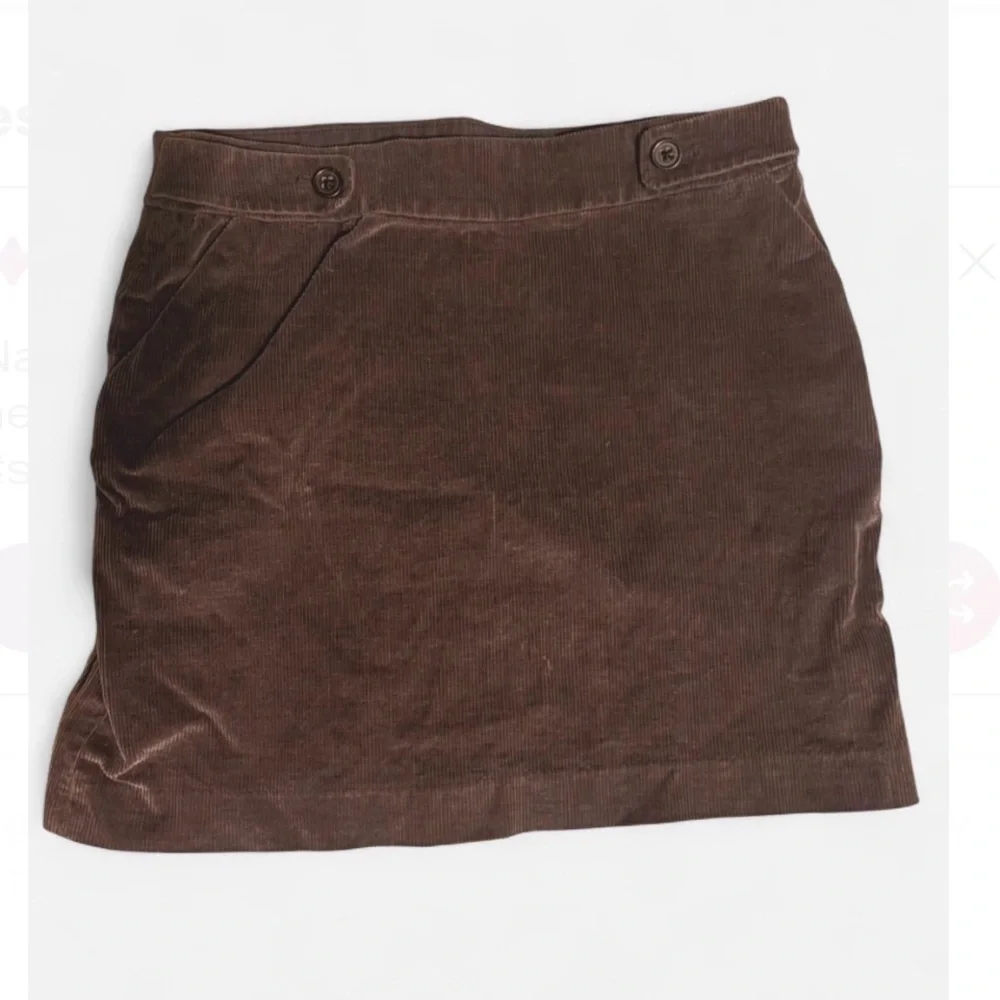 🤎 Banana Republic brown Corduroy Mini‎ Skirt – Size 6
